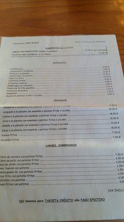 Restaurante Cany-Playa
